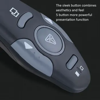 USB Wireless Presenter Powerpoint Clicker Presentation Remote Control Pen Mice with Red Light Remote Control Pc RF ONLENY PPT
USB Wireless Presenter Powerpoint Clicker Presentation Remote Control Pen Mice with Red Light Remote Control Pc RF ONLENY PPT