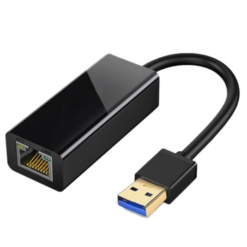 USB to Ethernet Adapter USB 3.0 Hub to Gigabit Ethernet LAN RJ45 Network Card Adapter for Windows PC Laptop
USB to Ethernet Adapter USB 3.0 Hub to Gigabit Ethernet LAN RJ45 Network Card Adapter for Windows PC Laptop