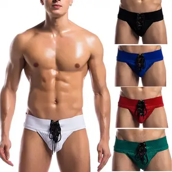 Sexy Men g string Briefs Men Low Rise Solid Bandage Thong Men G-String Elastic Fitness Mens String Bikini Briefs Gay underwear
Sexy Men g string Briefs Men Low Rise Solid Bandage Thong Men G-String Elastic Fitness Mens String Bikini Briefs Gay underwear