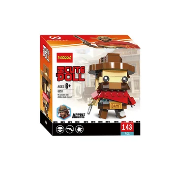 Building Blocks Overwatched Mccree Mini Bricks Anime Model Soldier 76 Reaper Mercy Winston Cute Doll for Kids Toys 6853
Building Blocks Overwatched Mccree Mini Bricks Anime Model Soldier 76 Reaper Mercy Winston Cute Doll for Kids Toys 6853