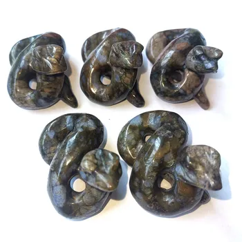 New products natural llanite customized hand carved snake stone animal folk crafts for decor or sale 
New products natural llanite customized hand carved snake stone animal folk crafts for decor or sale