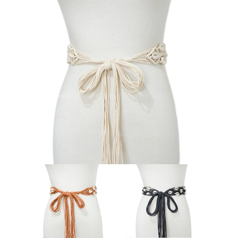 Luxure Brand 2020 New Colorful Shell Woven Belt Wax Rope Hand-beaded Thin Waist Rope Bohemian Ethnic Style Ladies Belt Bg-1507
Luxure Brand 2020 New Colorful Shell Woven Belt Wax Rope Hand-beaded Thin Waist Rope Bohemian Ethnic Style Ladies Belt Bg-1507
