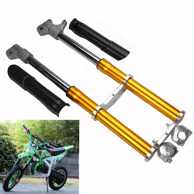 2 Stroke 49CC Motorcycle Front Fork Shocker for Mini Triple Dirt Pit Pro Trail Bike 
2 Stroke 49CC Motorcycle Front Fork Shocker for Mini Triple Dirt Pit Pro Trail Bike