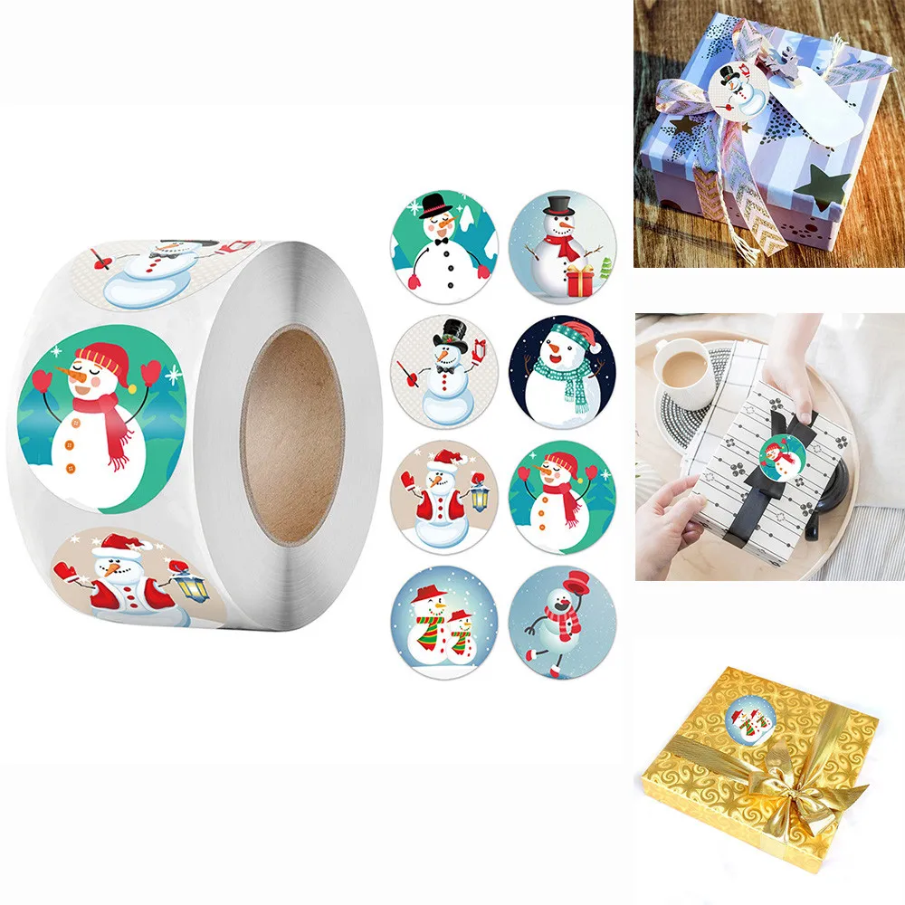 500pcs/roll Snowman Merry Christmas Stickers Seal Labels For Xmas Gift Card Box Package Label Sealing Stickers Stationery
500pcs/roll Snowman Merry Christmas Stickers Seal Labels For Xmas Gift Card Box Package Label Sealing Stickers Stationery