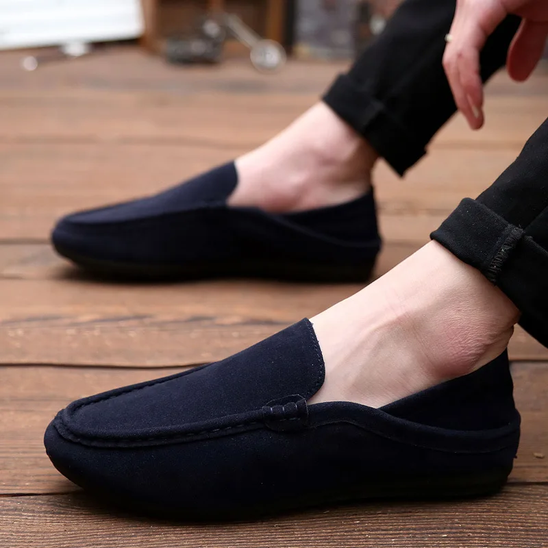Moccosins Slip-on Foot Covering Casual Shoes 2018 Spring Korean-style Lazy Nubuck Leather DD Youth Driving Shoe
Moccosins Slip-on Foot Covering Casual Shoes 2018 Spring Korean-style Lazy Nubuck Leather DD Youth Driving Shoe