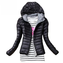 Fashion Autumn Winter Thin Down Coats Women Light Comfort Hooded Short Coats Solid Color Long Sleeve Classic Jackets with Pocket
Fashion Autumn Winter Thin Down Coats Women Light Comfort Hooded Short Coats Solid Color Long Sleeve Classic Jackets with Pocket