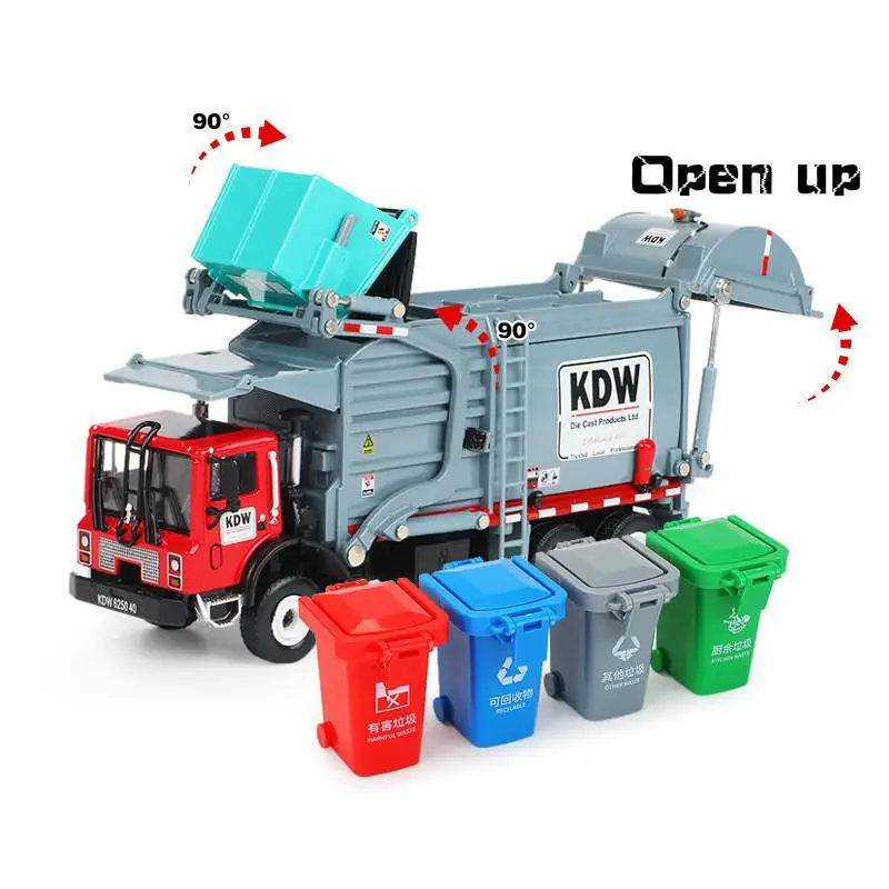 Alloy Materials Handling Truck Garbage Cleaning Vehicle Model 1:24 Garbage Truck Sanitation Trucks Clean Car Toy Car Kid Gift
Alloy Materials Handling Truck Garbage Cleaning Vehicle Model 1:24 Garbage Truck Sanitation Trucks Clean Car Toy Car Kid Gift