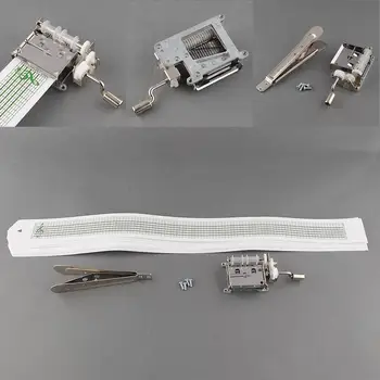 Music Box Hand Crank Mechanical with Hole Puncher 20 Paper Note Hole Punch Tune Set Make Your Own Song
Music Box Hand Crank Mechanical with Hole Puncher 20 Paper Note Hole Punch Tune Set Make Your Own Song