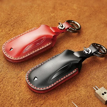 Car Real Leather Key Case Key Bag Protector Keychain Cover Shell For Tesla Model 3 Model X Model S Decoration Accessories 
Car Real Leather Key Case Key Bag Protector Keychain Cover Shell For Tesla Model 3 Model X Model S Decoration Accessories