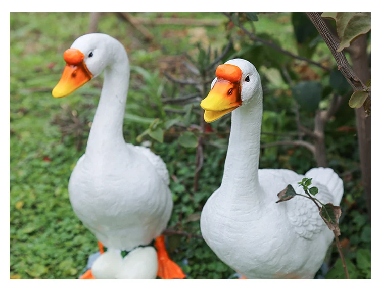 Simulation Swan Sculpture Lawn Garden Decor Decoration Outdoor Landscape Duck Statue Gardening Sculptures Resin Animal Craft Simulation Swan Sculpture Lawn Garden Decor Decoration Outdoor Landscape Duck Statue Gardening Sculptures Resin Animal Craft