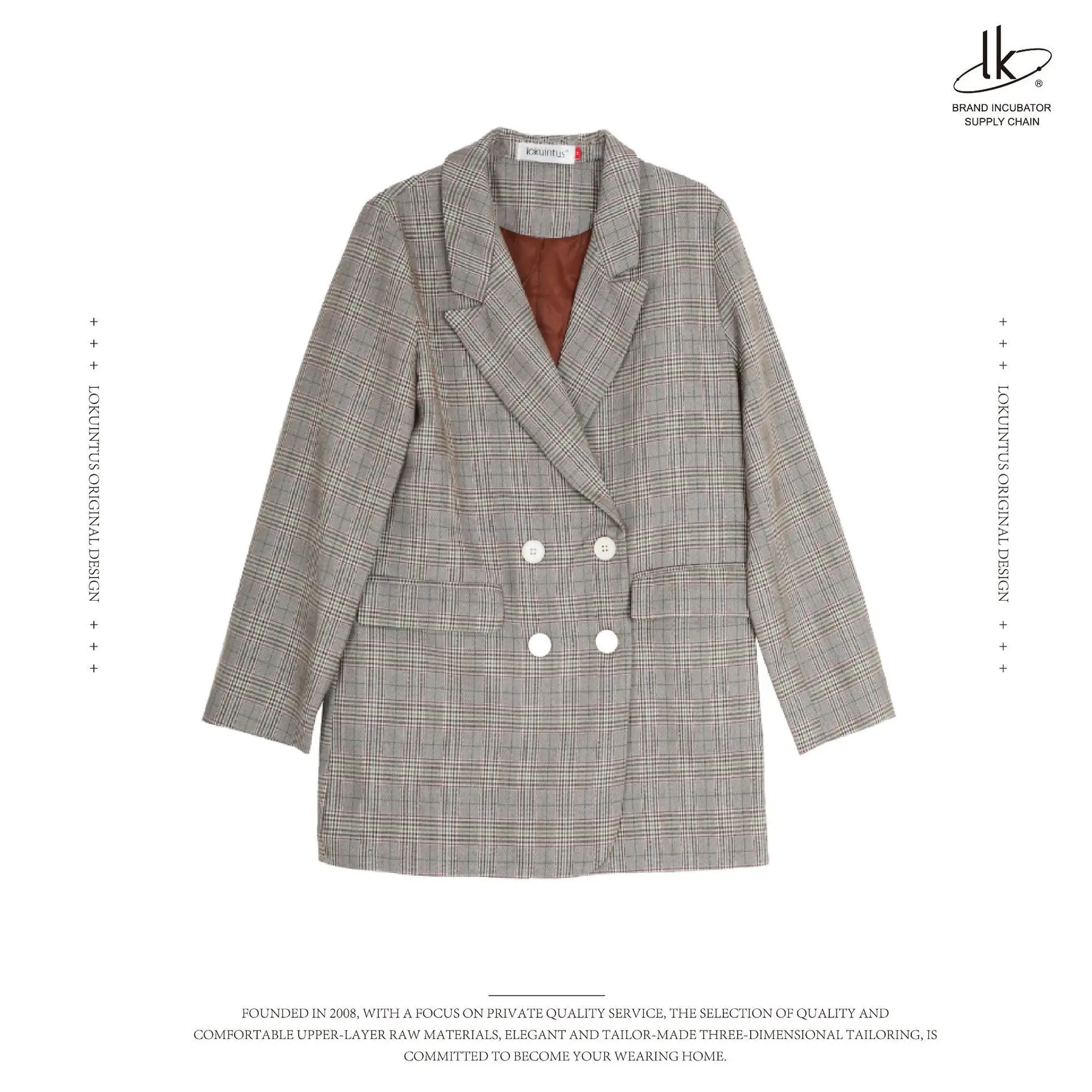 L1267 Autumn New Style Origional Brand Elegant Casual Versatile Loose-Fit Suit Retro Pattern Small Suit Coat
L1267 Autumn New Style Origional Brand Elegant Casual Versatile Loose-Fit Suit Retro Pattern Small Suit Coat