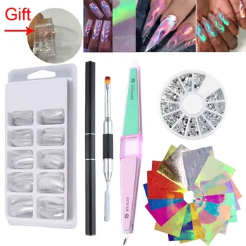 Flame Nail Pen Nail Tips Quick Extension Building 2-in-1 manicure Brush Nail Set Send gifts Nail Set
Flame Nail Pen Nail Tips Quick Extension Building 2-in-1 manicure Brush Nail Set Send gifts Nail Set