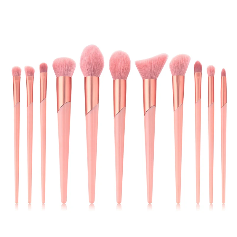 Saiantth New 11pcs Pink Long Inclined Tube Makeup Brushes Set Beauty Tools Foundation Blush Eyeshadow Highlight Bronzer Powder
Saiantth New 11pcs Pink Long Inclined Tube Makeup Brushes Set Beauty Tools Foundation Blush Eyeshadow Highlight Bronzer Powder