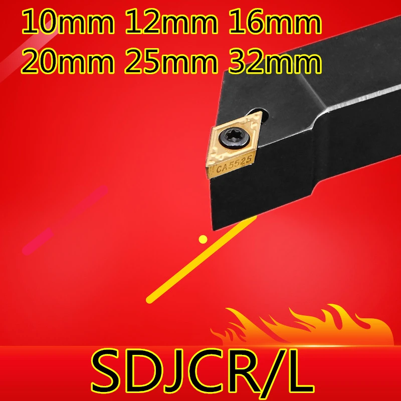 Angle93 SDJCR1010H07 SDJCR1212H07 SDJCR1212H11 SDJCR1616H07 SDJCR1616H11 SDJCR2020K11 SDJCR2525M11 SDJCR3232P11 SDJCL Lathe Tool
Angle93 SDJCR1010H07 SDJCR1212H07 SDJCR1212H11 SDJCR1616H07 SDJCR1616H11 SDJCR2020K11 SDJCR2525M11 SDJCR3232P11 SDJCL Lathe Tool