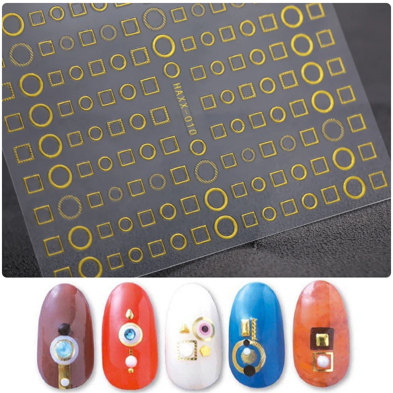 1 Sheet of 3D Stickers for Nail Gold Stickers for Nail Metal Decorations for Nail Manicure Stickers Nail for Tips
1 Sheet of 3D Stickers for Nail Gold Stickers for Nail Metal Decorations for Nail Manicure Stickers Nail for Tips