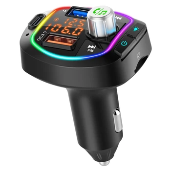 Car Bluetooth 5.0 Wireless FM Transmitter,Quick Charge with Dual USB, PD3.0 K1KE
Car Bluetooth 5.0 Wireless FM Transmitter,Quick Charge with Dual USB, PD3.0 K1KE