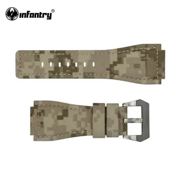 INFANTRY 24mm Nylon Canvas Fabric Watchband Replacement with Stainless Steel Camo Buckle Army Sports Watch Strap Accessories
INFANTRY 24mm Nylon Canvas Fabric Watchband Replacement with Stainless Steel Camo Buckle Army Sports Watch Strap Accessories