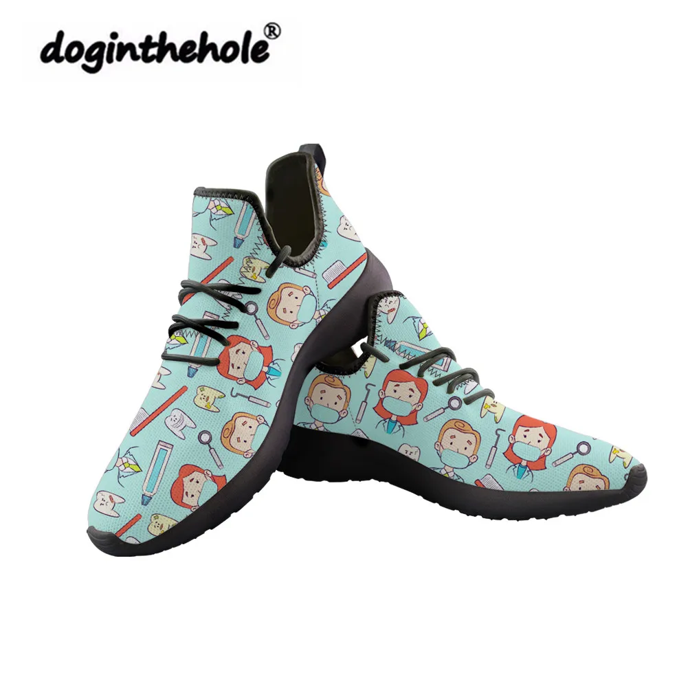 doginthehole Cute Cartoon Nurse Printing Women Shoes for Teenager Dentist Knitting Sneakers Ladies Lightweight Flat Shoes Female 
doginthehole Cute Cartoon Nurse Printing Women Shoes for Teenager Dentist Knitting Sneakers Ladies Lightweight Flat Shoes Female