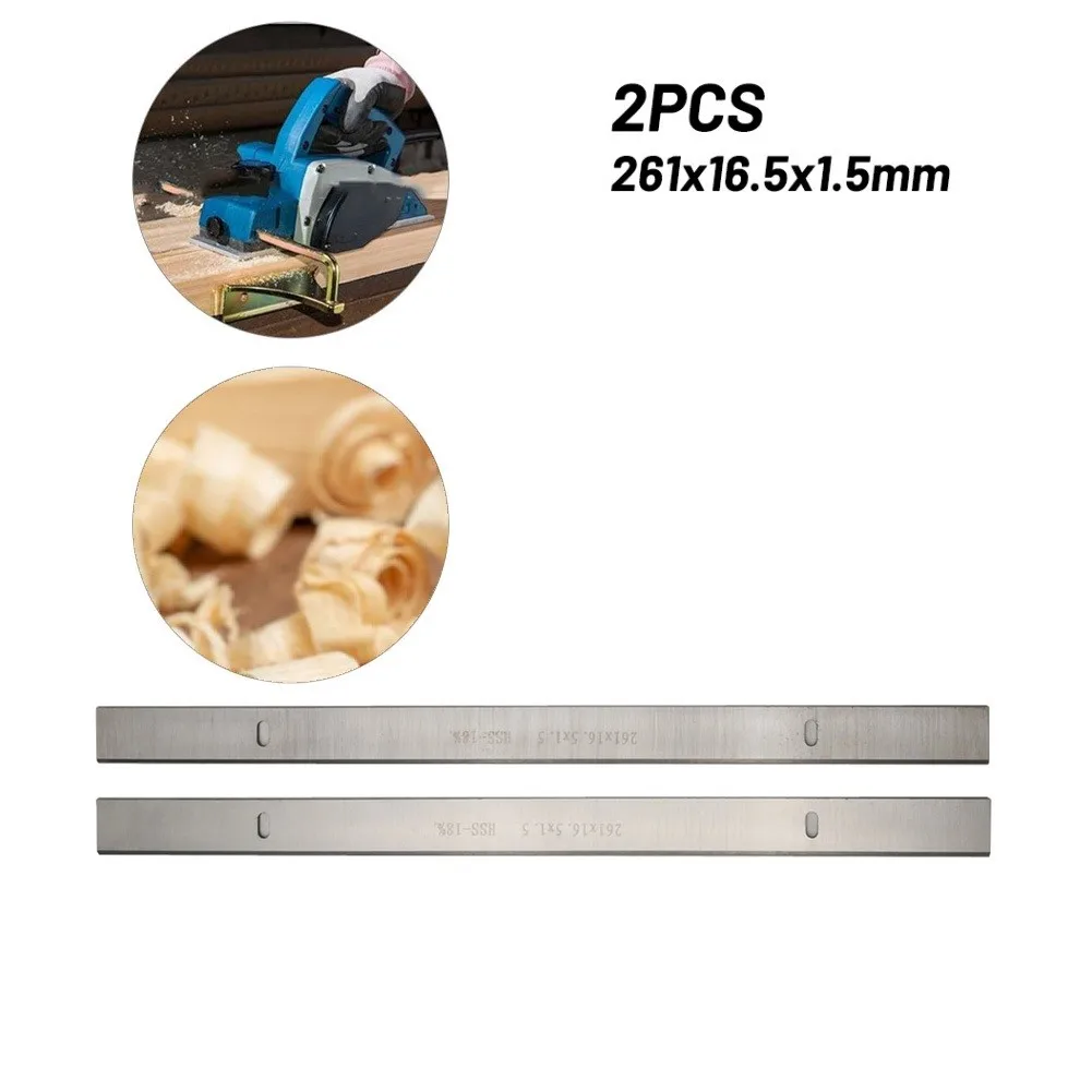 2pcs HSS Planer Blades 261x16.5x1.5mm Woodwork Single Edged For 261mm HMS1070 Thicknesser JET JPT-10B Planer Replace
2pcs HSS Planer Blades 261x16.5x1.5mm Woodwork Single Edged For 261mm HMS1070 Thicknesser JET JPT-10B Planer Replace
