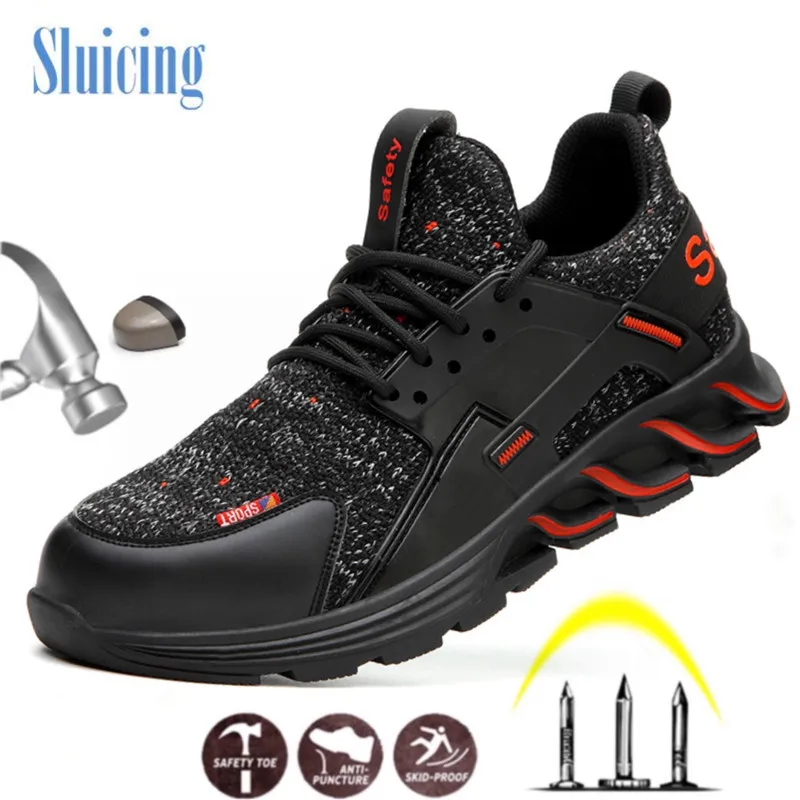 SLUICING 2020 Steel Toe Work Safety Shoes for Men Puncture Proof Security Boots Man Breathable Light Industrial Casual Sneakers
SLUICING 2020 Steel Toe Work Safety Shoes for Men Puncture Proof Security Boots Man Breathable Light Industrial Casual Sneakers