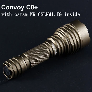 

Most Powerful LED Flashlight Convoy C8+ with Osram KW CSLNM1.TG Led 6500K Torch Tactical Flash Light Camping Hunting Work Light