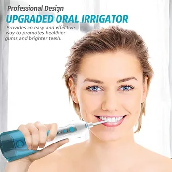 Oral Irrigator Usb Rechargeable Water Flosser Portable Water Jet 180ml Water Tank Waterproof Teeth Cleaner Bathroom Tools d1
Oral Irrigator Usb Rechargeable Water Flosser Portable Water Jet 180ml Water Tank Waterproof Teeth Cleaner Bathroom Tools d1