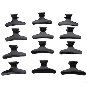 12pcs Salon Hairdressing Clips Black Butterfly Hair DIY Accessories Hairpins Hair Care Styling Styling Section Clamp
12pcs Salon Hairdressing Clips Black Butterfly Hair DIY Accessories Hairpins Hair Care Styling Styling Section Clamp