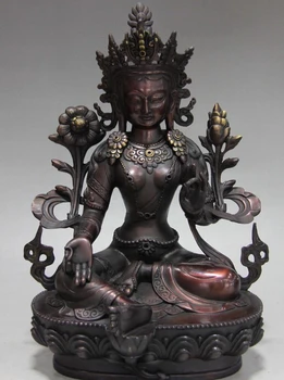 004437 12 Tibet Buddhism Red Copper Bronze Green TaRa Guan Yin Kwan-yin Boddha Statue
004437 12 Tibet Buddhism Red Copper Bronze Green TaRa Guan Yin Kwan-yin Boddha Statue