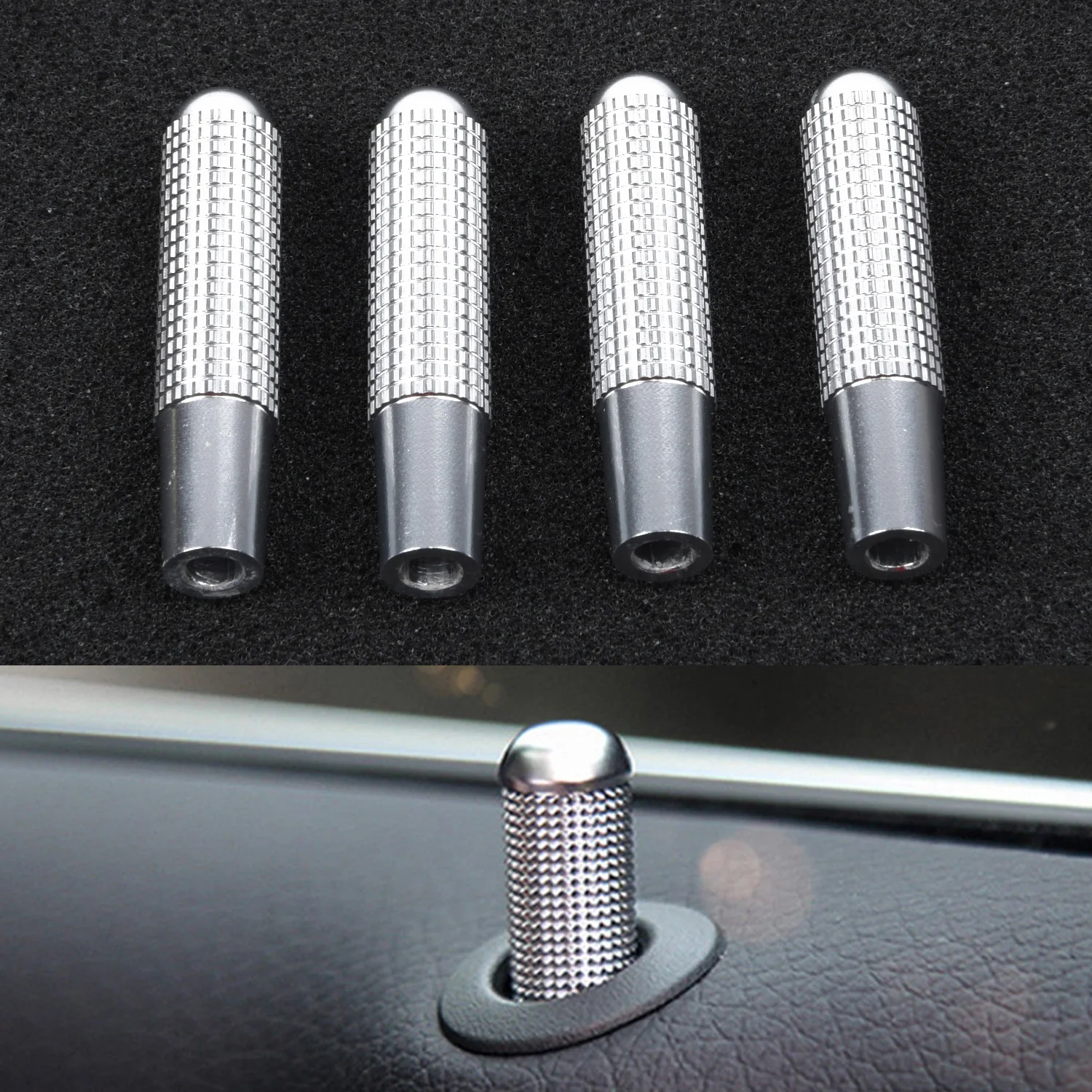 4pcs Car Door Lock Pin Knob Trim Ring For Mercedes Benz C Class W205 2015 2016 / GLC Class X253 2015 2016 / E Class W213 2016
4pcs Car Door Lock Pin Knob Trim Ring For Mercedes Benz C Class W205 2015 2016 / GLC Class X253 2015 2016 / E Class W213 2016