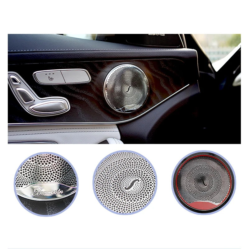 Car Audio Speaker Cover Trim Door Loudspeaker Cover Trim For Mercedes Benz E/C/GLC Class W213 W205 Car Styling Auto Accessories
Car Audio Speaker Cover Trim Door Loudspeaker Cover Trim For Mercedes Benz E/C/GLC Class W213 W205 Car Styling Auto Accessories