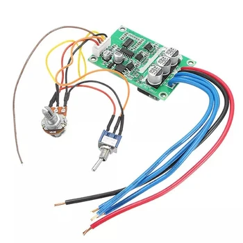 DC 12V-36V 500W High Power Brushless Motor Controller Driver Board Assembled No Hall
DC 12V-36V 500W High Power Brushless Motor Controller Driver Board Assembled No Hall