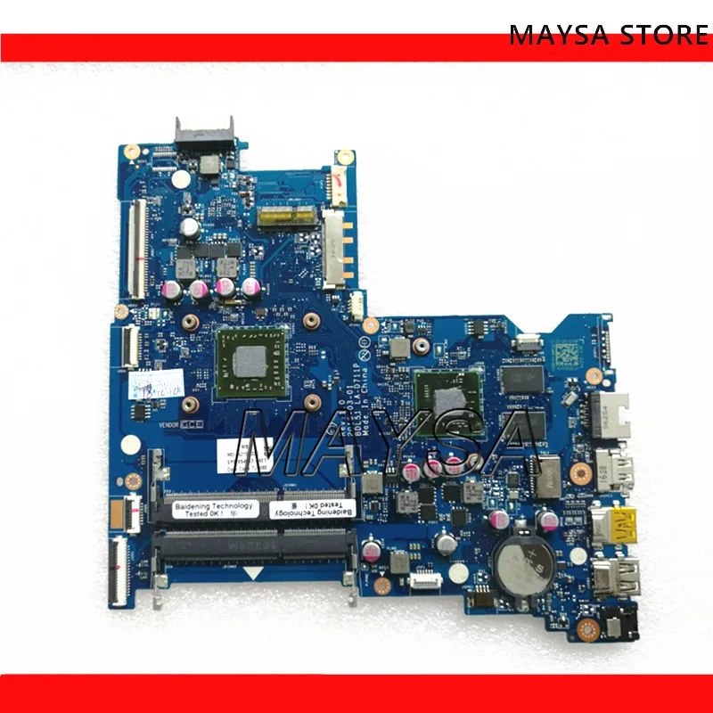 854963 601 501 LA D711P подходит для HP 15 BA серии Материнская плата ноутбука R7M1 70 4 Гб A8 7410 GPU