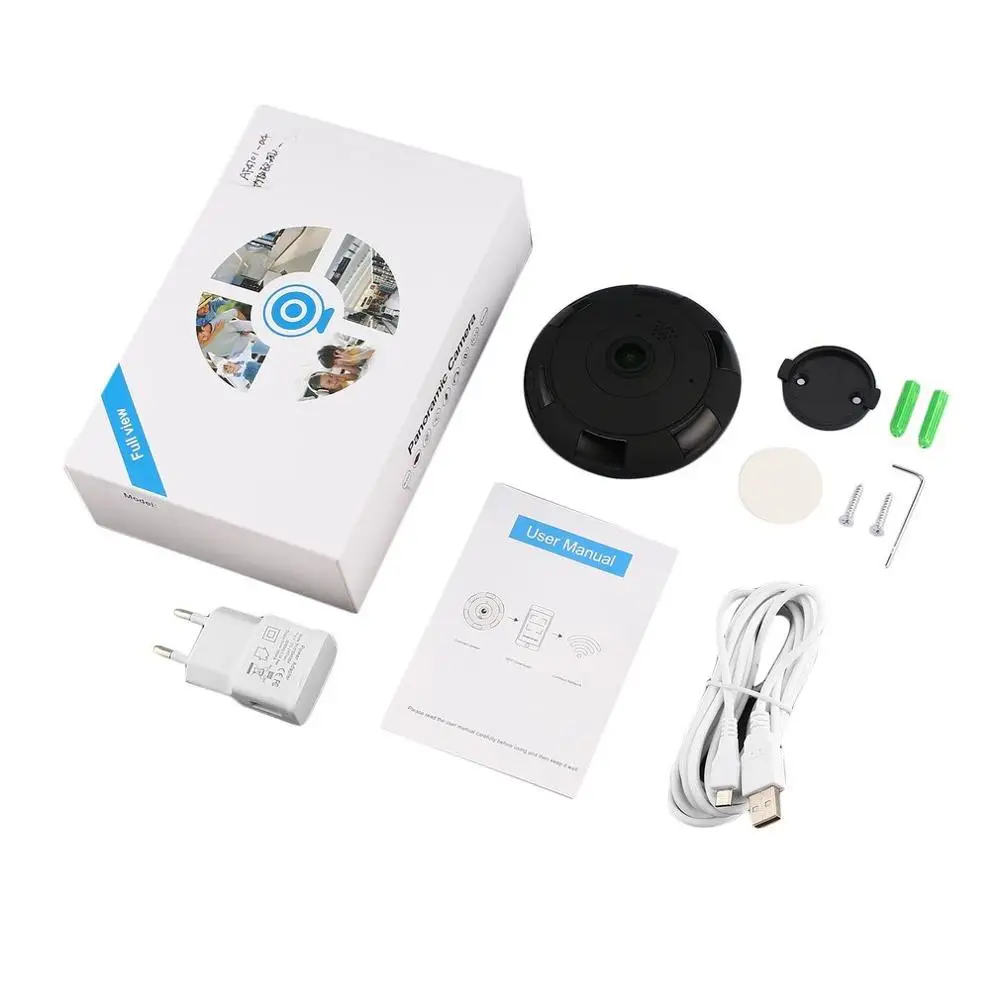 Full View Panoramic Camera WiFi Smart Camera Two-way Voice Intercom Home Security IP Monitor for iOS for Android
Full View Panoramic Camera WiFi Smart Camera Two-way Voice Intercom Home Security IP Monitor for iOS for Android