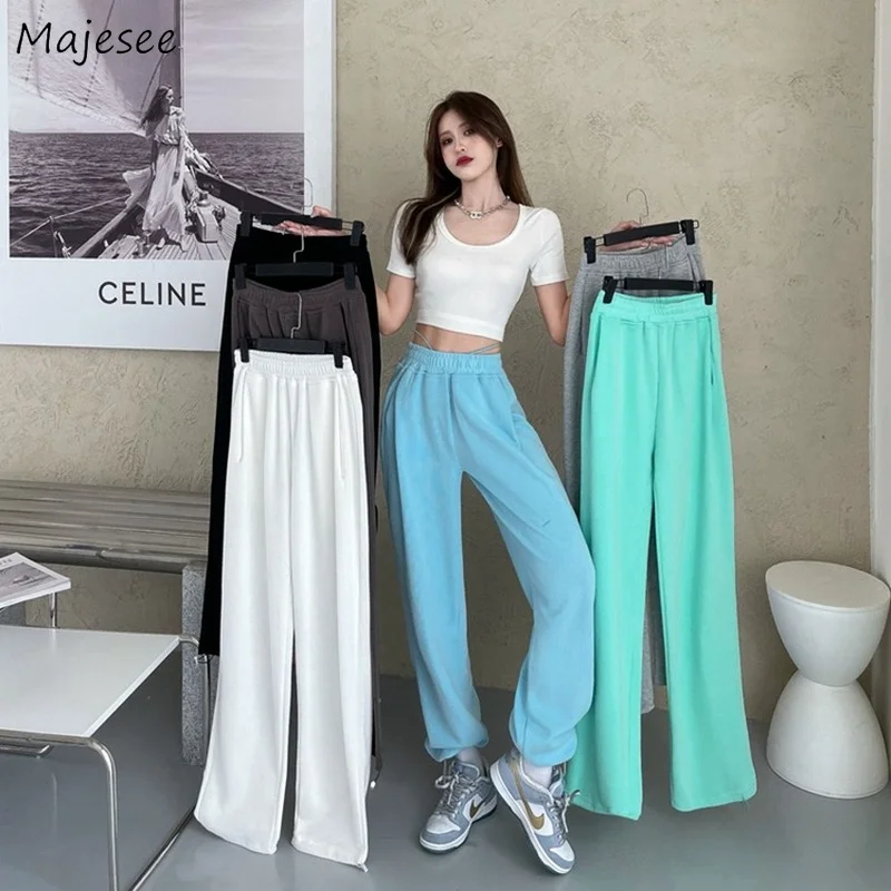 Casual Pants Women Solid Young Leisure All-match Classic High Waist Lovely Mujer Full Length Loose Harajuku Ins Fashion Trousers
Casual Pants Women Solid Young Leisure All-match Classic High Waist Lovely Mujer Full Length Loose Harajuku Ins Fashion Trousers
