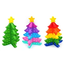 Color Christmas Tree Pop Bubbles Its Squeeze Toys For Children Simple Dimmer Press Decompression Stress Relief Toy For Kid GIfts
Color Christmas Tree Pop Bubbles Its Squeeze Toys For Children Simple Dimmer Press Decompression Stress Relief Toy For Kid GIfts