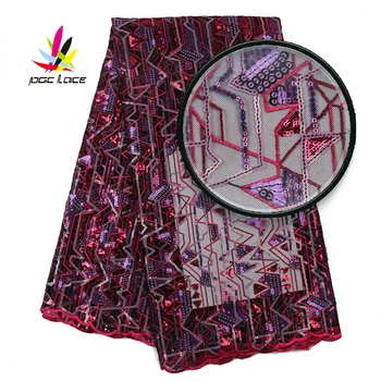 Latest African Lace Fabrics With Geometry Sequines 2020 High Quality French Mesh Nigerian Embroidery Lace For Wedding AMY3103B
Latest African Lace Fabrics With Geometry Sequines 2020 High Quality French Mesh Nigerian Embroidery Lace For Wedding AMY3103B