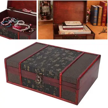 Vintage Large Size Wooden Book Storage Box Jewelry Certificate Organizer Storage Case Chinese Style Jewellery Holder Casket a 
Vintage Large Size Wooden Book Storage Box Jewelry Certificate Organizer Storage Case Chinese Style Jewellery Holder Casket a