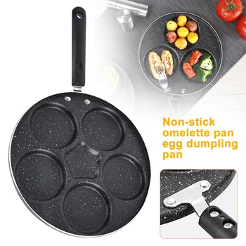 Non Stick Kitchen Frying Pan Skillet Omelette Pot Grill Breakfast Maker 5 Holes Thickened Gas Cooker Eggs Pancake Pots
Non Stick Kitchen Frying Pan Skillet Omelette Pot Grill Breakfast Maker 5 Holes Thickened Gas Cooker Eggs Pancake Pots