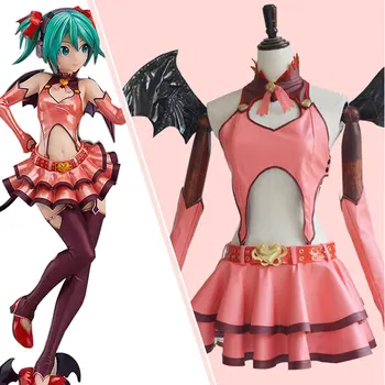 Hatsune Miku Cosplay Costume Ceart Hunter Little Devil Dress with Wings Full Set Halloween Carnival Anime Costume
Hatsune Miku Cosplay Costume Ceart Hunter Little Devil Dress with Wings Full Set Halloween Carnival Anime Costume