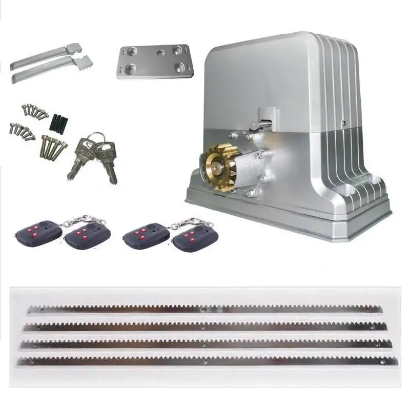 Free shipping 800kg automatic electric sliding gate motor 4 remote control 4m steel racks(sensor lamp keypad GSM optional)
Free shipping 800kg automatic electric sliding gate motor 4 remote control 4m steel racks(sensor lamp keypad GSM optional)