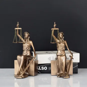 Creative Imitation Bronze Statue Goddess Justice Bookcase Office Presents Gifts for Lawyers Goddess Justice Decoration Crafts
Creative Imitation Bronze Statue Goddess Justice Bookcase Office Presents Gifts for Lawyers Goddess Justice Decoration Crafts