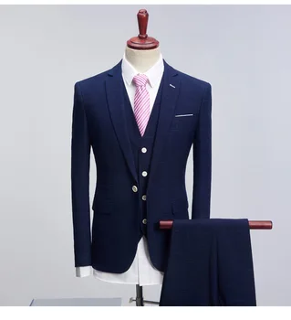 Blue Plus Size Men's Groom Three-piece Talicoat Wedding Party Banquet Best Man Suit Set Business Formal Man Slim Fit Blazer Sets
Blue Plus Size Men's Groom Three-piece Talicoat Wedding Party Banquet Best Man Suit Set Business Formal Man Slim Fit Blazer Sets
