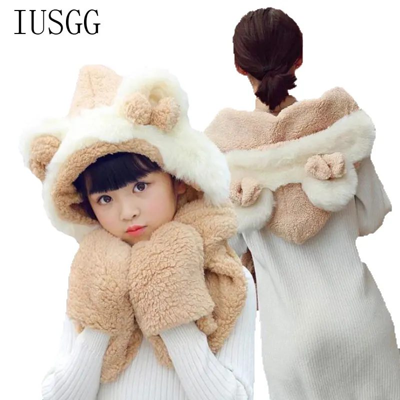 Multi Functional Hat Scarf Gloves Set Female Kids Earmuffs Suit Accessory Double Plush Warm and Comfortable Christmas Gift
Multi Functional Hat Scarf Gloves Set Female Kids Earmuffs Suit Accessory Double Plush Warm and Comfortable Christmas Gift