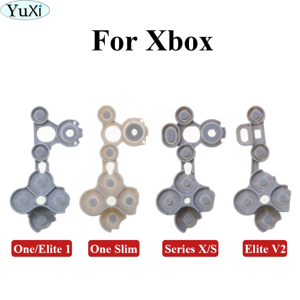 

YuXi For Xbox Elite Series S/X Conductive Rubber Pads Replacement for Xbox One S Controller Key Button Conductive Rubber Contact