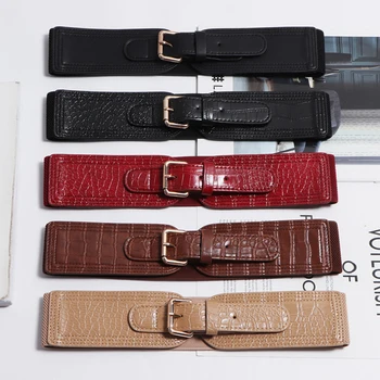 Corset belt Plus size designer fashion elastic leather belts for women wide ceinture femme waist belt big waistband cummerbunds
Corset belt Plus size designer fashion elastic leather belts for women wide ceinture femme waist belt big waistband cummerbunds