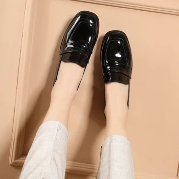 Small Leather Shoes Woman Joker 2019 Autumn One Pedal Women's Shoes Asaguchi Hira With Single Shoe Woman England Shoes
Small Leather Shoes Woman Joker 2019 Autumn One Pedal Women's Shoes Asaguchi Hira With Single Shoe Woman England Shoes