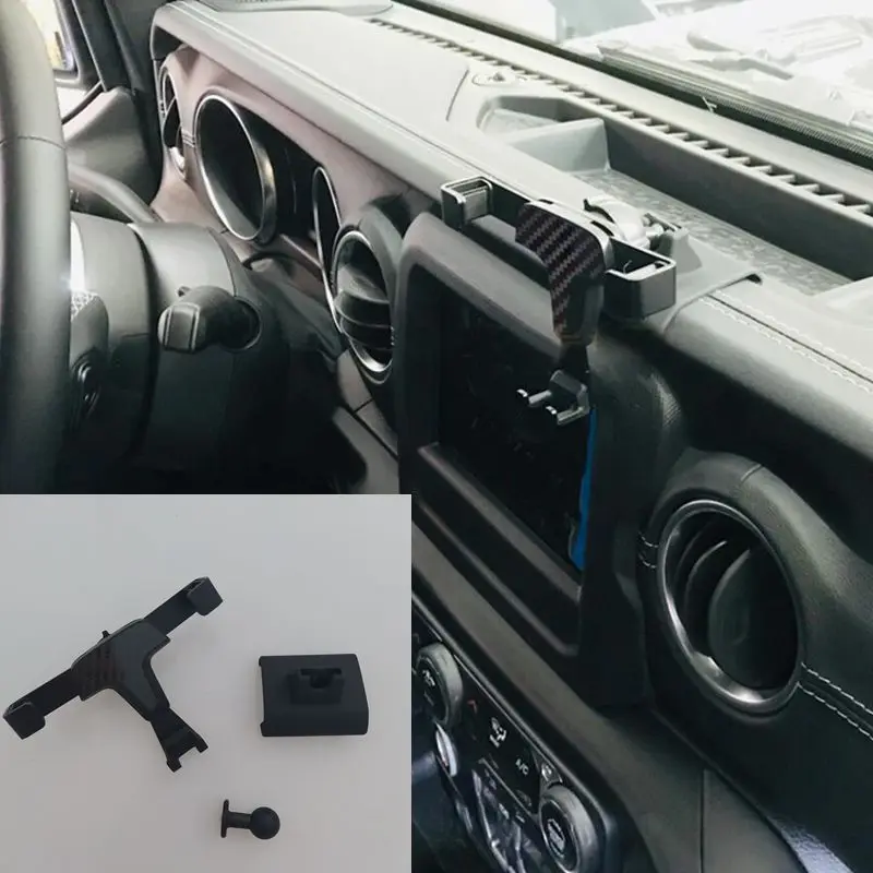 Подставка-держатель для смартфона Jeep Wrangler JL 2019 2020 держатель на вентиляционное