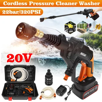 20V Portable Cordless Electric Water Guns High Pressure Car Washer Machine Nozzle Hose Pump Foam Lance 12V Battery Rechargable
20V Portable Cordless Electric Water Guns High Pressure Car Washer Machine Nozzle Hose Pump Foam Lance 12V Battery Rechargable