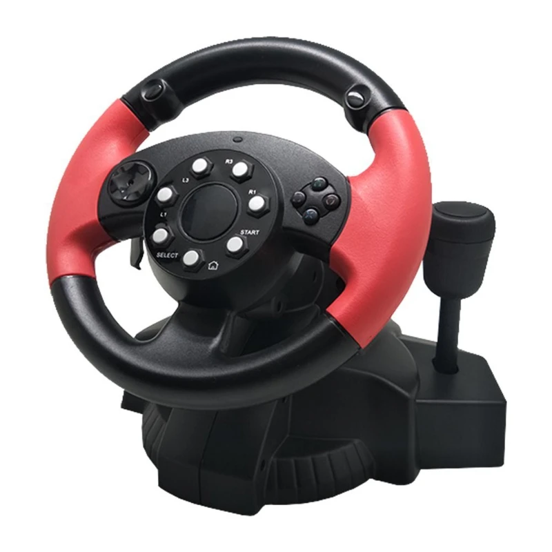 Gamepad Steering Wheel For FT33D3 D7 Series 200°Rotation Dual Motor Vibration For PS 3/PS 2/PC (D-INPUT/X-INPUT/Steam)
Gamepad Steering Wheel For FT33D3 D7 Series 200°Rotation Dual Motor Vibration For PS 3/PS 2/PC (D-INPUT/X-INPUT/Steam)