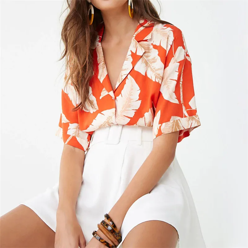 2019Summer Blouse Women Short Sleeve Chiffon Blouse Casual Boho Style Floral Print Tops Turn Down Collar Office Shirt Plus Size
2019Summer Blouse Women Short Sleeve Chiffon Blouse Casual Boho Style Floral Print Tops Turn Down Collar Office Shirt Plus Size